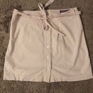 Vineyard Vines seersucker skirt with front buttons